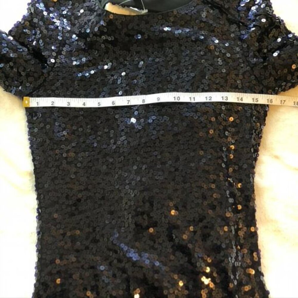 Le Chateau Sequin Jersey Mini Dress - Size Small - Picture 5 of 8